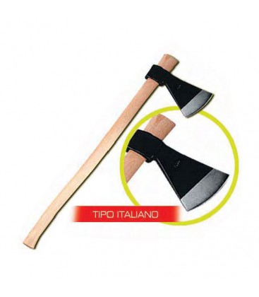 Scure da spacco 1500 grammi con manico in legno tipo Italiano