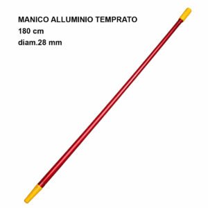 MANICO IN ALLUMINIO PER SPAZZOLONE DA CANTIERE CM.180