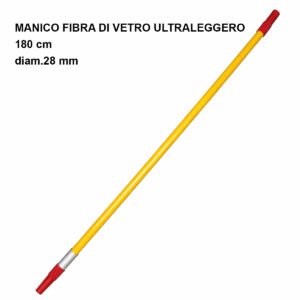 MANICO IN FIBRA PER SPAZZOLONE DA CANTIERE CM.180