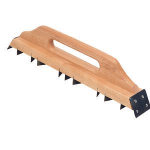 PIALLA RABOT GESSO 11 LAME ACCIAIO TEMPRATO - SUPPORTO LEGNO